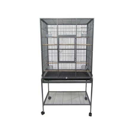 Yml YML AV3018AS Bar Spacing Aviary Cage With Stand; Antique Silver AV3018AS